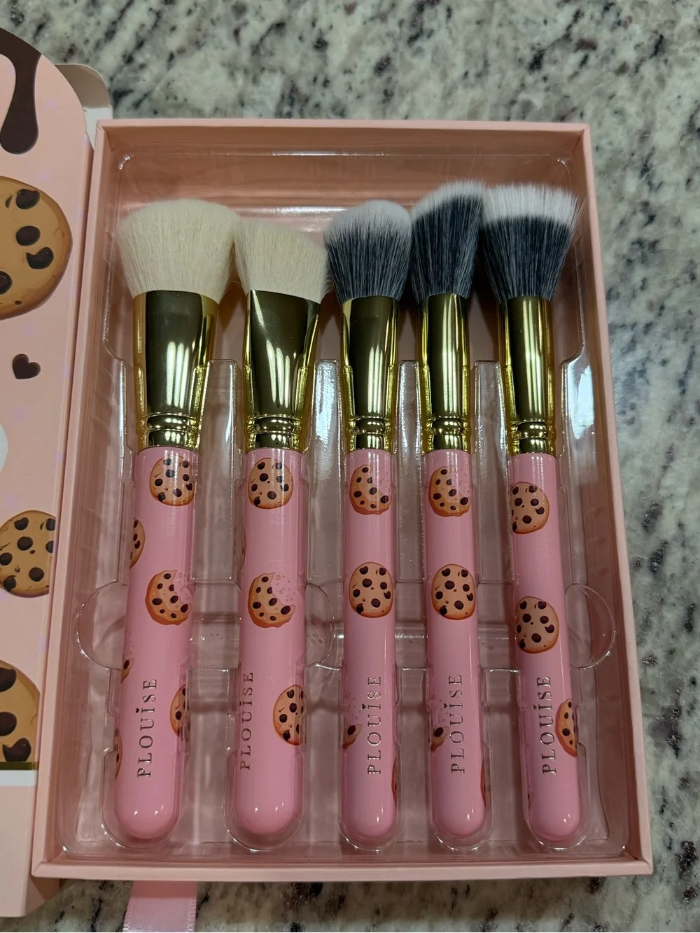 Spoilt For Choice Bronzer & Brush Set - Pink & Brown Packaging. New in Box